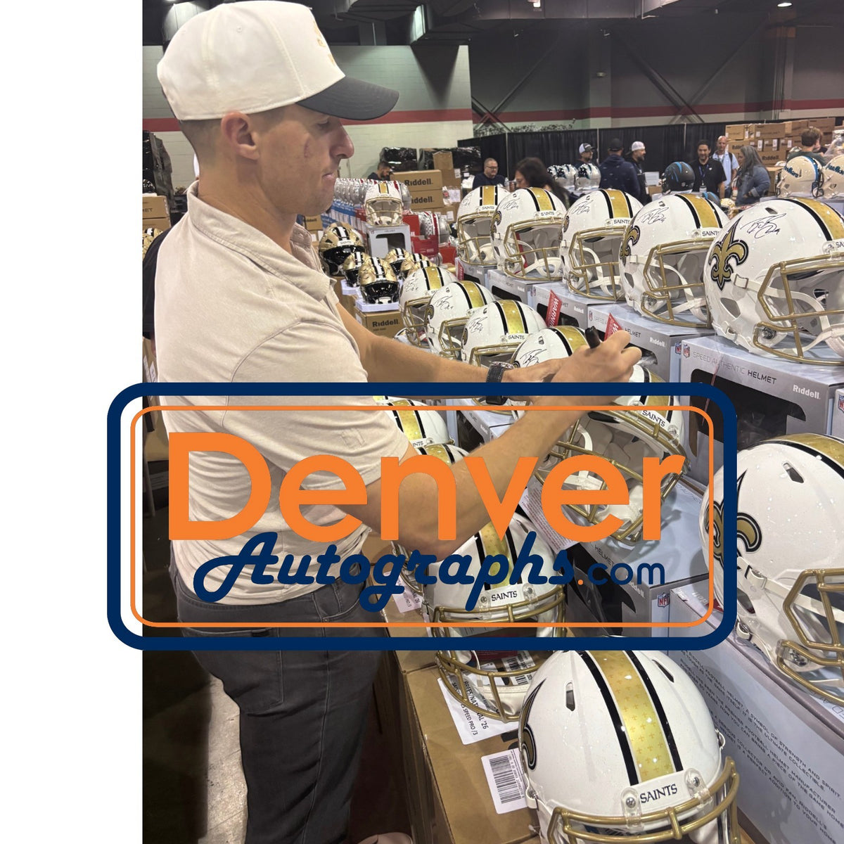 Drew Brees Autographed New Orleans Saints 2025 Alternate Proline Helmet