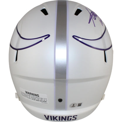 Adrian Peterson Autographed Minnesota Vikings 2024 Alternate Full Size Helmet