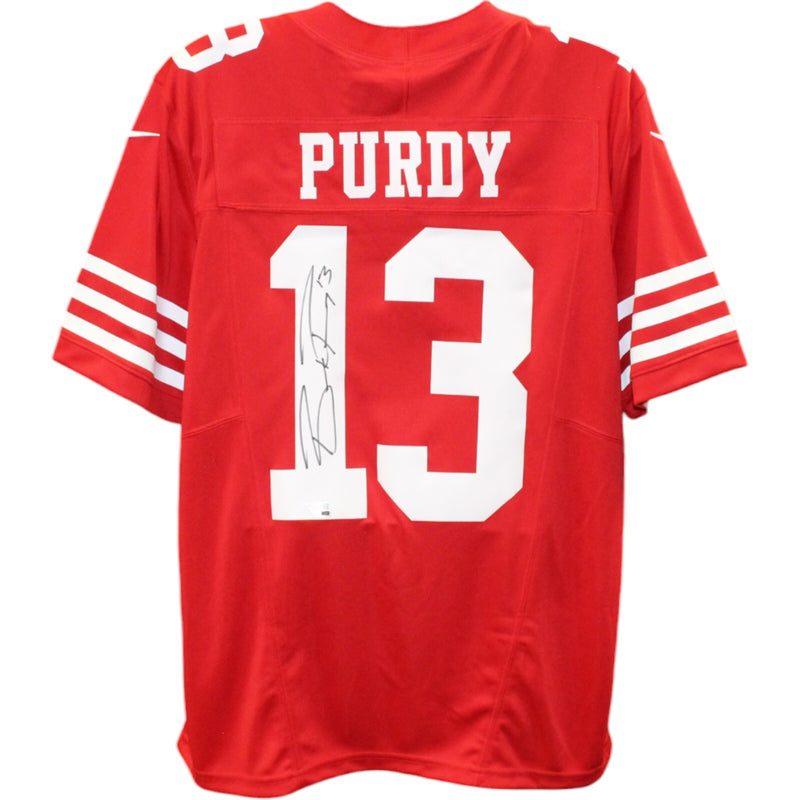 Brock Purdy Autographed San Francisco 49ers Red Nike Vapor Jersey