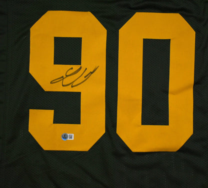 Lukas Van Ness Signed Green Bay Packers Custom Jersey