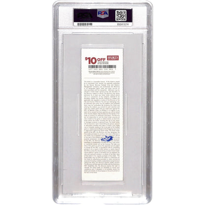 Von Miller Signed Denver Broncos NFL Debut Ticket Stub PSA Slabbed