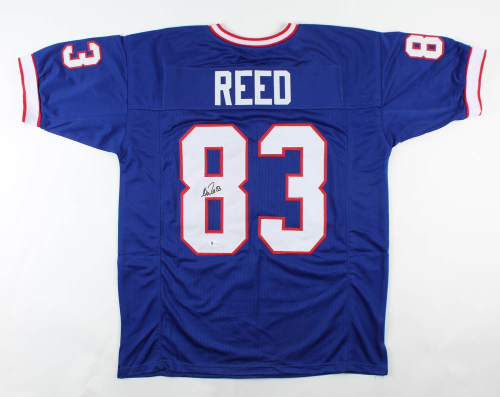 Andre Reed Buffalo Bills Autographed Blue Custom Jersey
