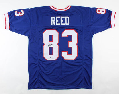 Andre Reed Buffalo Bills Autographed Blue Custom Jersey