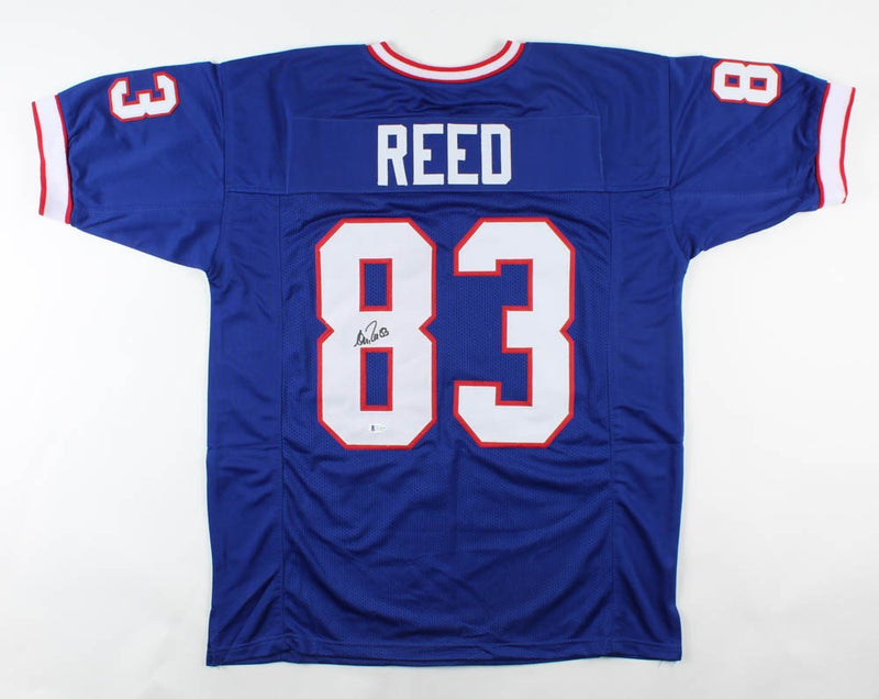 Andre Reed Buffalo Bills Autographed Blue Custom Jersey