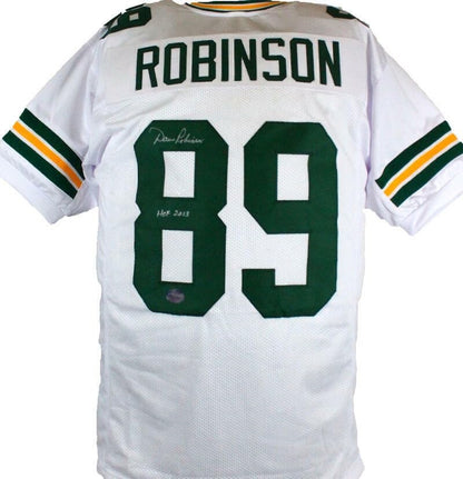 Dave Robinson Signed White Custom Jersey