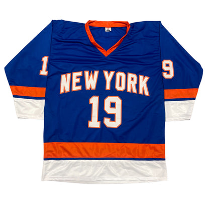 Bryan Trottier Signed New York Islanders Custom Jersey HOF 97 Beckett