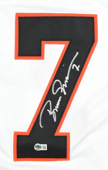 Boomer Esiason Autographed Cincinnati Bengals White Custom Jersey