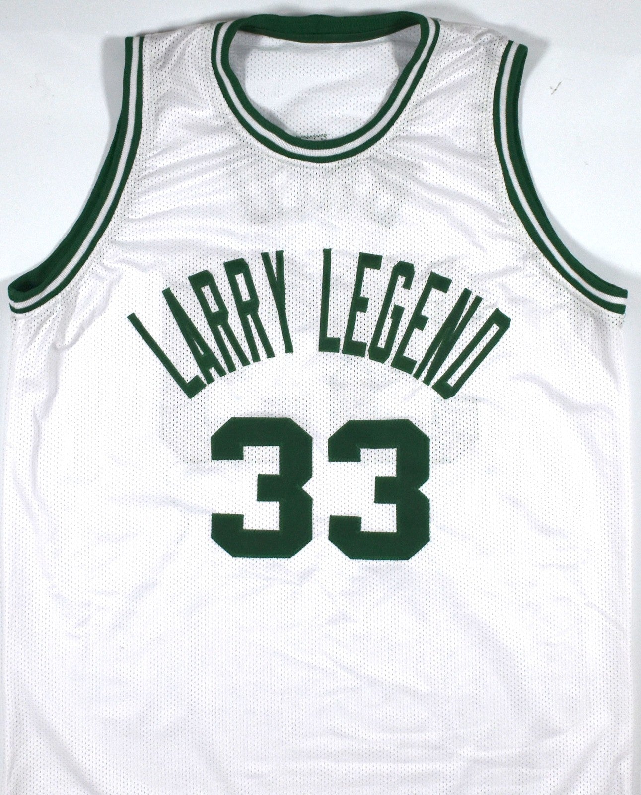 Larry Bird Autographed White Custom Pro Style Jersey