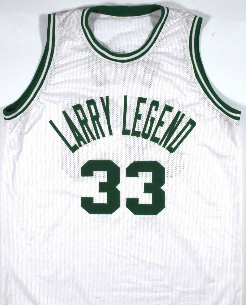 Larry Bird Autographed White Custom Pro Style Jersey