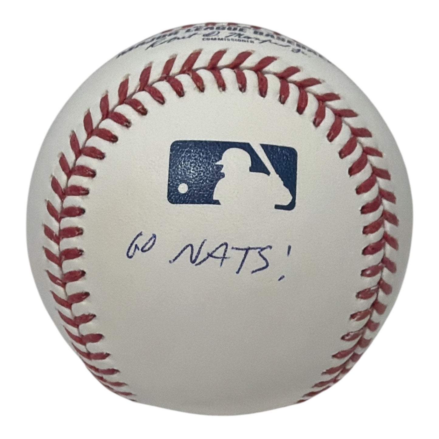 Blake Butera Signed Washington Nationals Baseball - "Go Nats!" Inscription