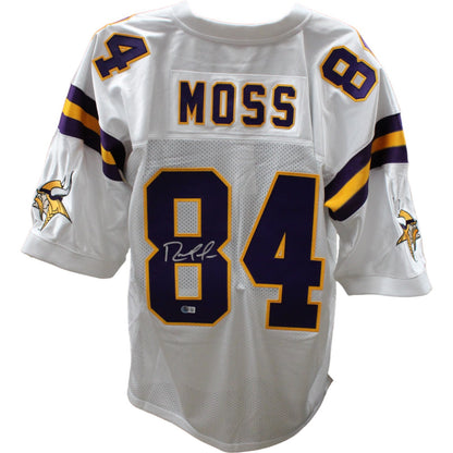 Randy Moss Signed Minnesota Vikings 2000 Mitchell & Ness White Jersey