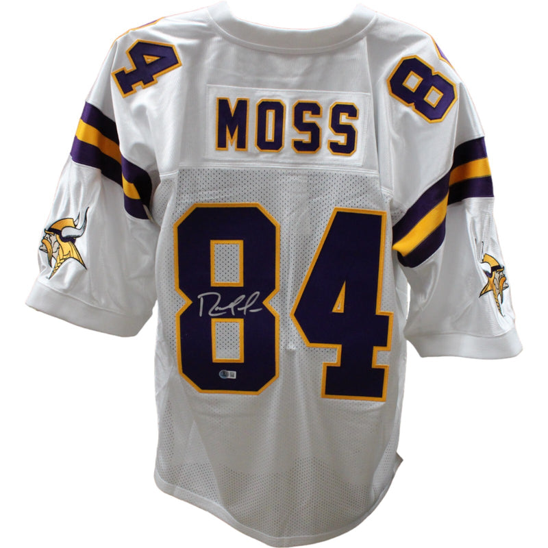 Randy Moss Signed Minnesota Vikings 2000 Mitchell & Ness White Jersey