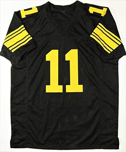 Chase Claypool Autographed Pittsburgh Steelers Black Color Rush Jersey