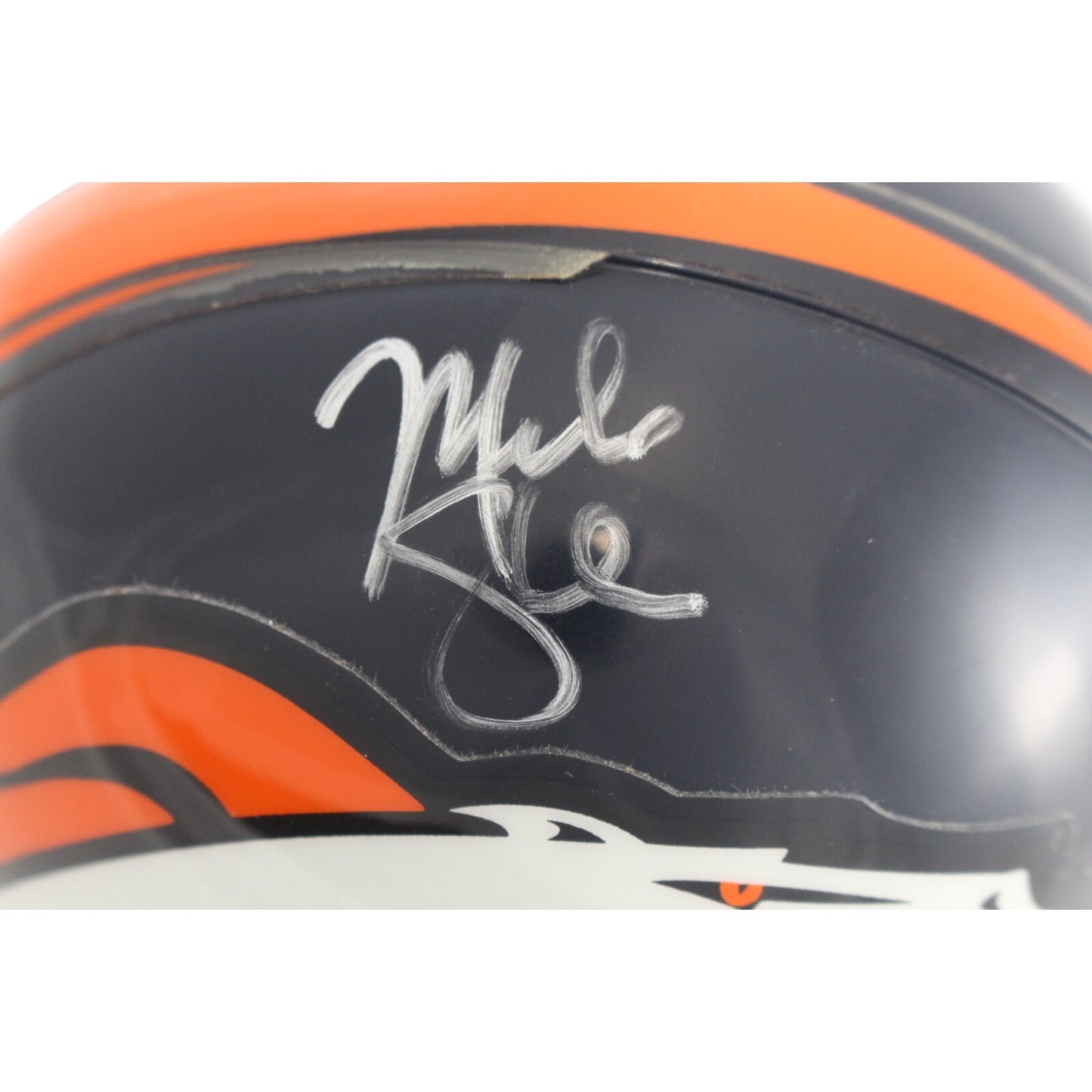 Mike Shanahan Signed Denver Broncos VSR4 Replica Mini Helmet