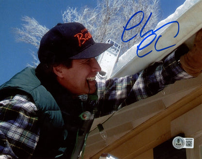 Chevy Chase Autographed Christmas Vacation 8x10 Photo