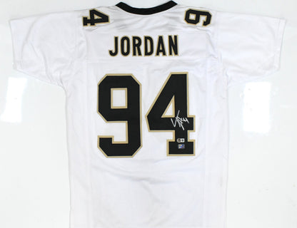 Cam Jordan Autographed New Orleans Saints Custom Jersey (White)