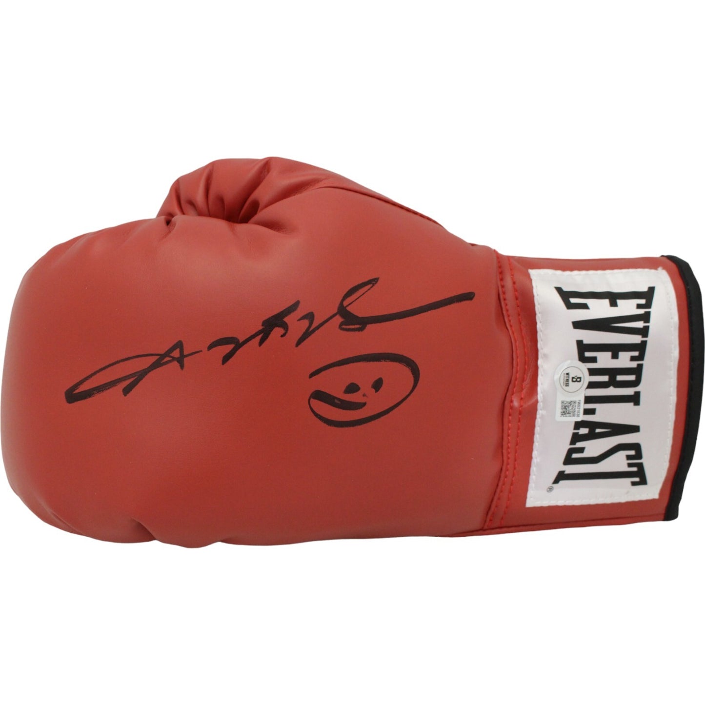 Sugar Ray Leonard Autographed Red Everlast Boxing Glove (Beckett)