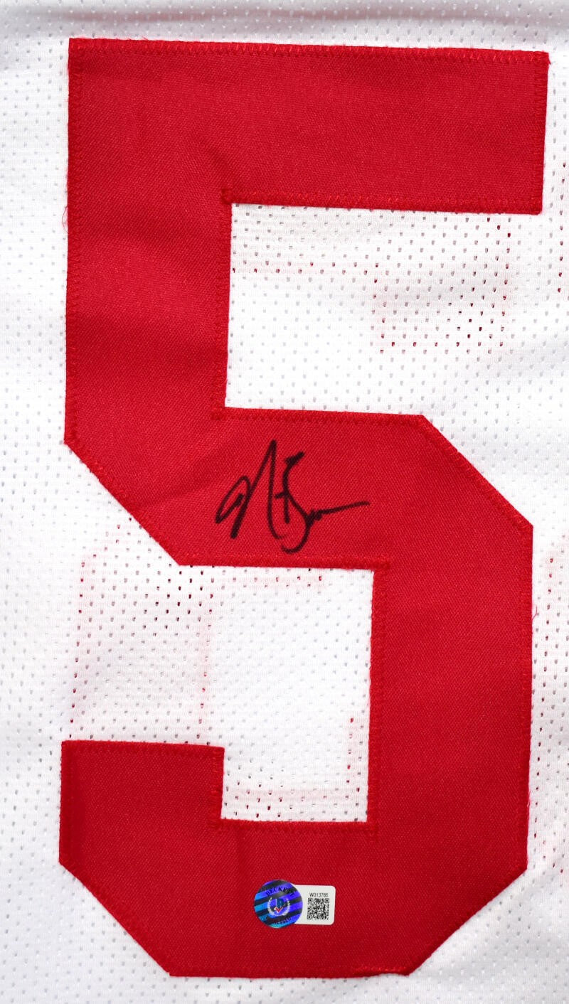 NaVorro Bowman Autographed White Custom Jersey