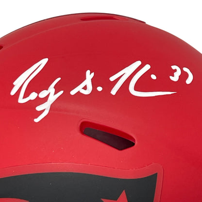 Rodney Harrison Signed New England Patriots Rave Mini Helmet (Beckett COA)