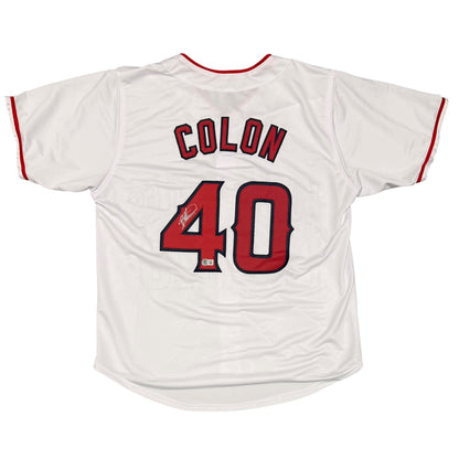 Bartolo Colon Signed Los Angeles Angels Custom Baseball Jersey BAS COA