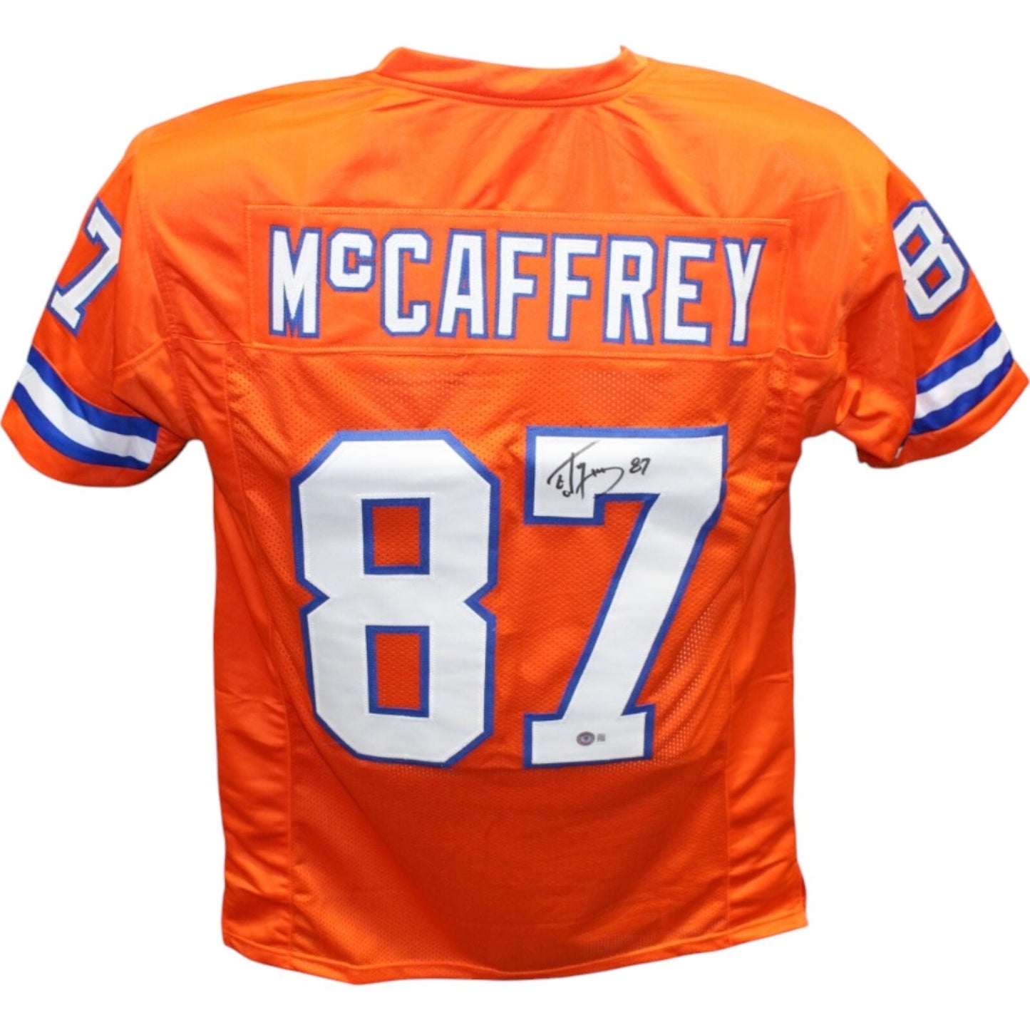 Ed McCaffrey Autographed Denver Broncos Throwback Pro Style Jersey