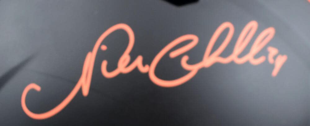 Nick Chubb Signed Cleveland Browns Eclipse Full Size Helmet