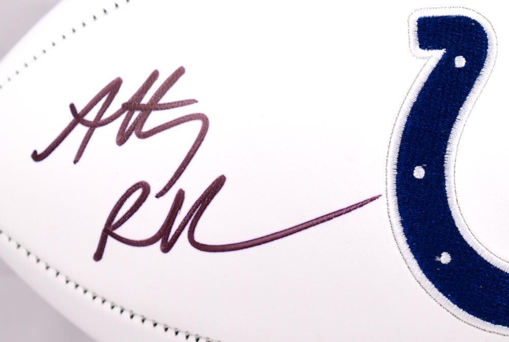 Anthony Richardson Signed Indianapolis Colts Black Logo Football