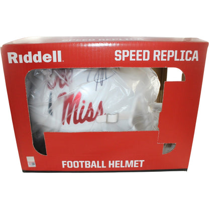 Patrick Willis Autographed Ole Miss Rebels Full Size Replica Helmet