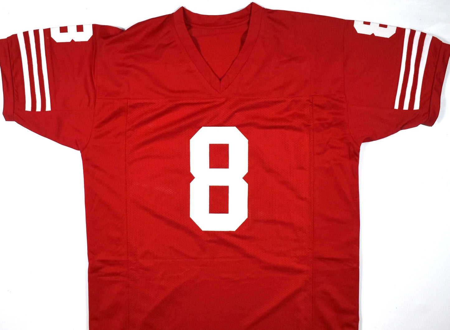 Steve Young Autographed Red Custom Jersey