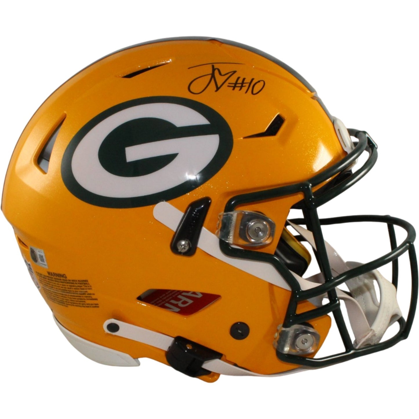 Jordan Love Signed Green Bay Packers Authentic SpeedFlex Helmet