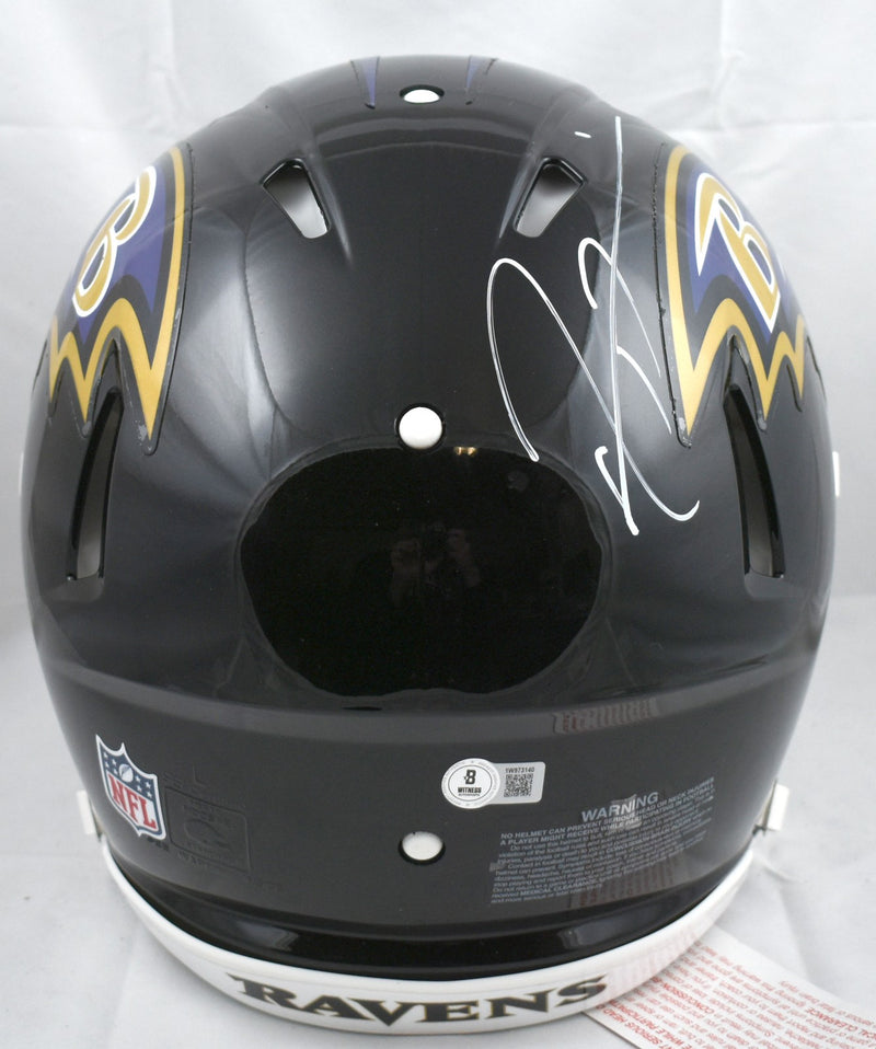 Ray Lewis Autographed Baltimore Ravens Full Size Authentic Helmet
