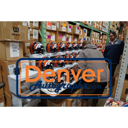 Champ Bailey Autographed Denver Broncos Throwback Proline Helmet