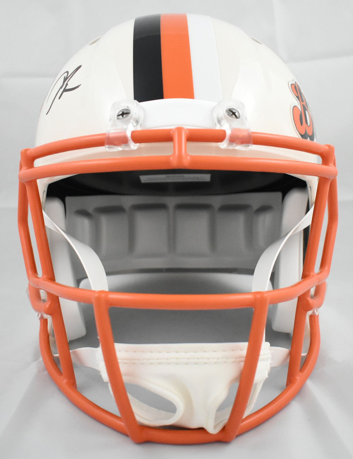 Chad Johnson Autographed Cincinnati Bengals Retro Speed Full Size Helmet