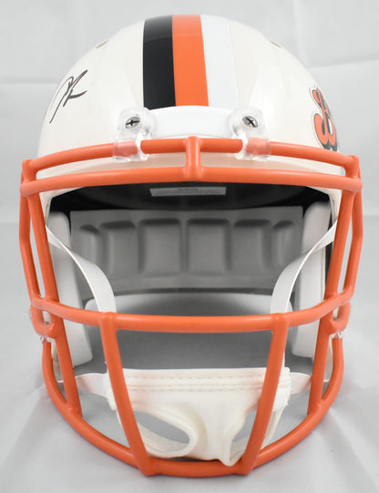 Chad Johnson Autographed Cincinnati Bengals Retro Speed Full Size Helmet