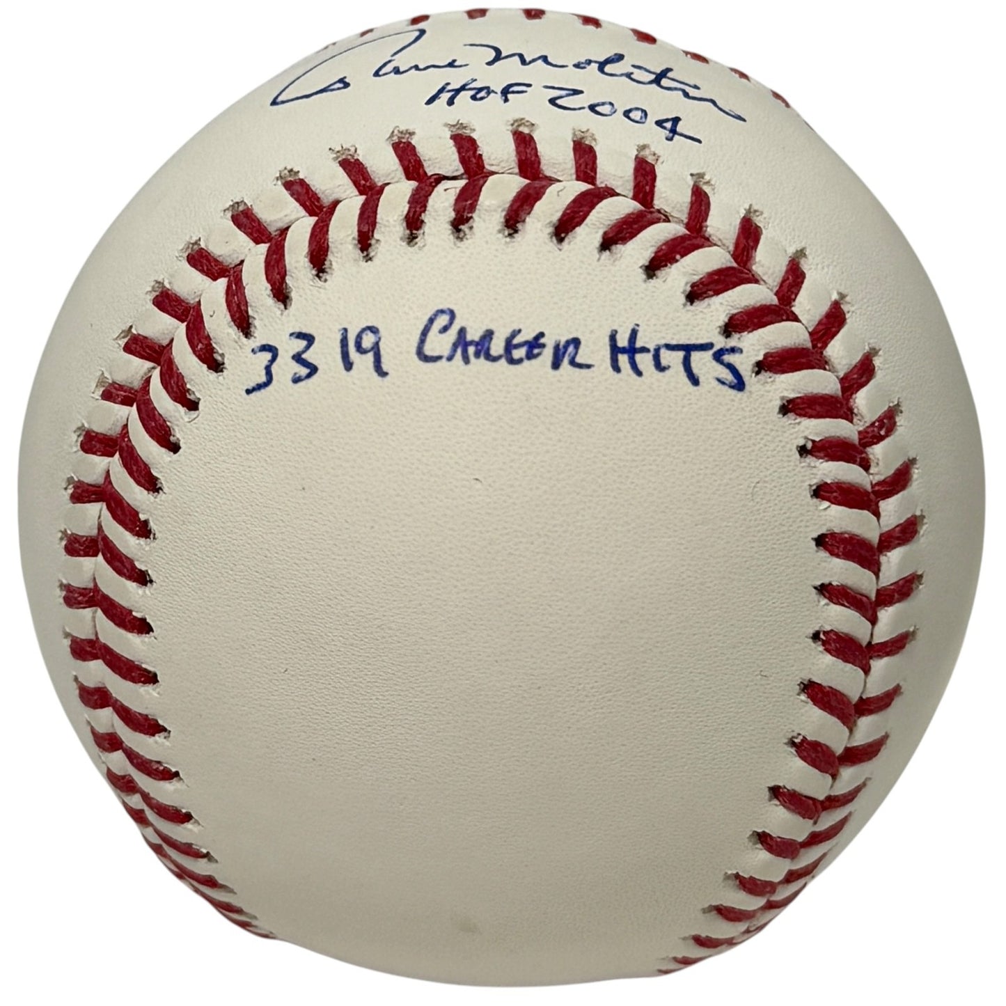Paul Molitor Signed ROMLB Baseball with 3 Stat Inscriptions (JSA)