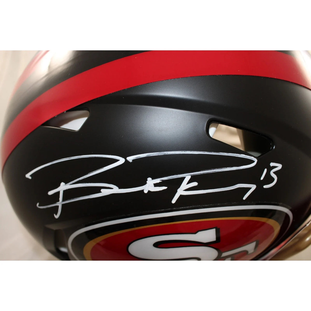 Brock Purdy Signed San Francisco 49ers Rivalries Helmet Proline