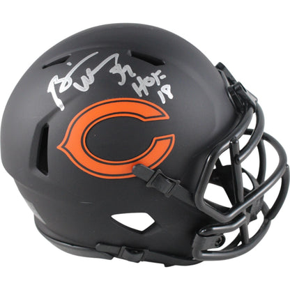 Brian Urlacher Chicago Bears Signed Eclipse Mini Helmet (HOF Inscription)