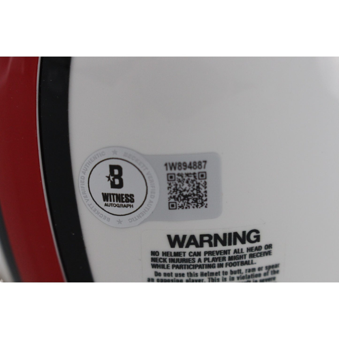 Steve Atwater Signed Denver Broncos Hall of Fame VSR4 Mini Helmet (HOF)