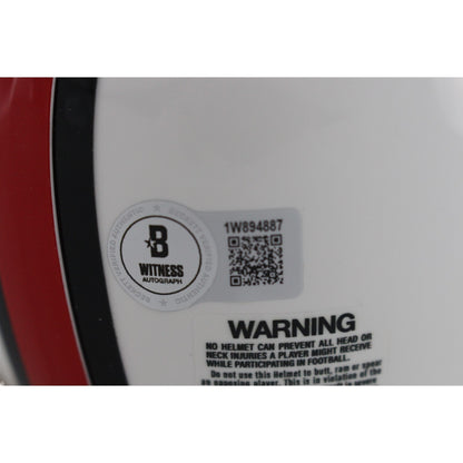 Steve Atwater Signed Denver Broncos Hall of Fame VSR4 Mini Helmet (HOF)