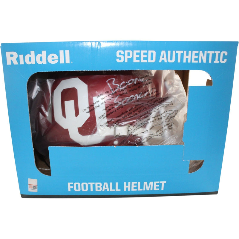 John Mateer Signed Oklahoma Sooners Proline Speed Helmet