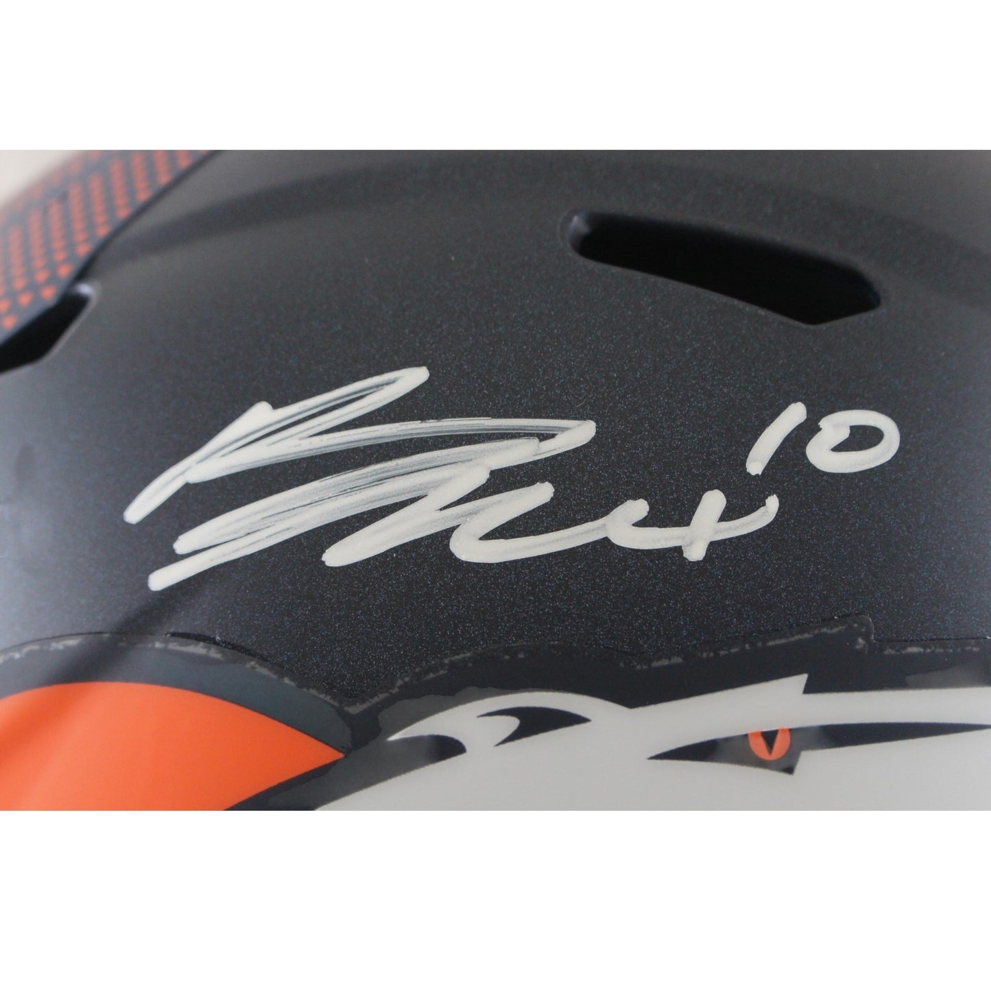 Bo Nix Signed Denver Broncos Full Size Replica Helmet