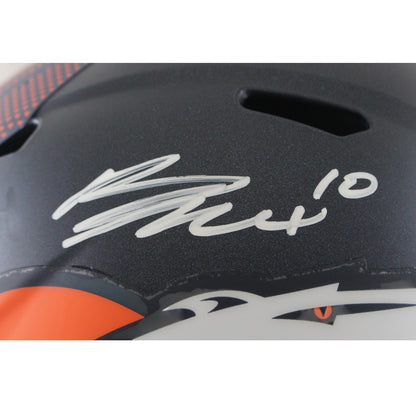 Bo Nix Signed Denver Broncos Full Size Replica Helmet