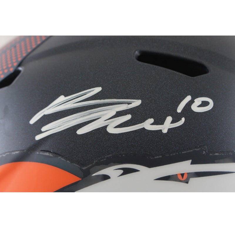 Bo Nix Signed Denver Broncos Full Size Replica Helmet