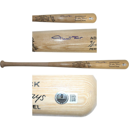 Willie Mays Autographed San Francisco Giants Blonde Adirondack Baseball Bat