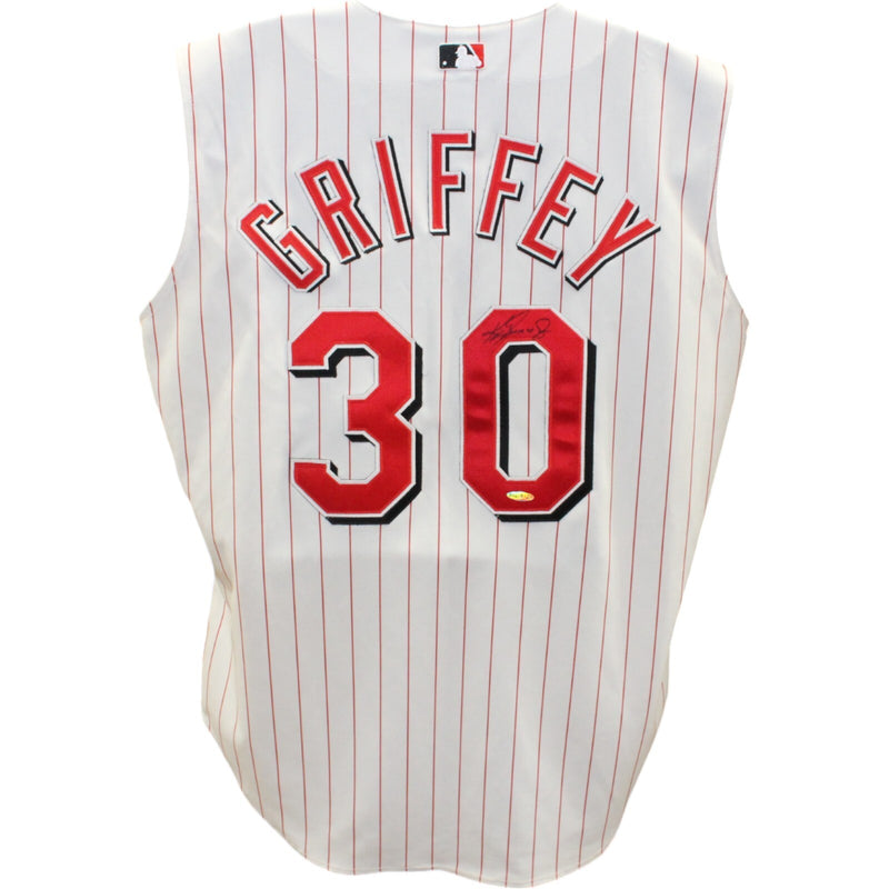 Ken Griffey Jr. Signed Cincinnati Reds Russell Athletic Sleeveless Jersey