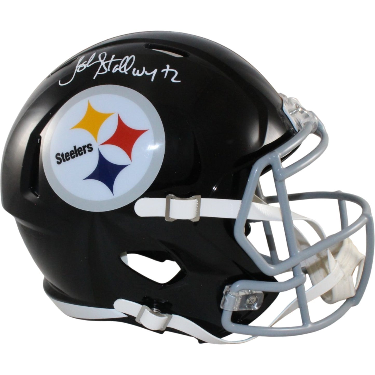 John Stallworth Autographed Pittsburgh Steelers Full Size Throwback Helmet