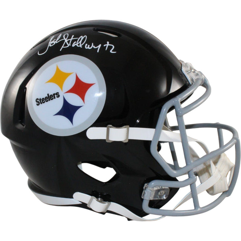 John Stallworth Autographed Pittsburgh Steelers Full Size Throwback Helmet