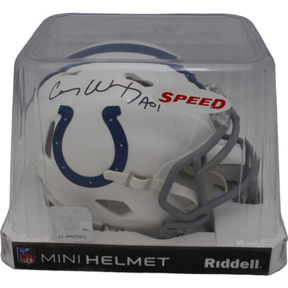 Carson Wentz Indianapolis Colts Signed Mini Helmet (AIO Inscription)