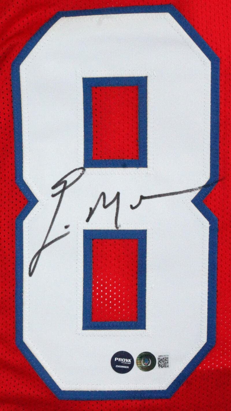 Eric Moulds Signed Buffalo Bills Red Custom Jersey
