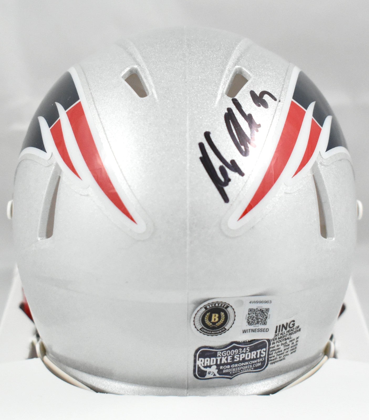 Rob Gronkowski Autographed New England Patriots Speed Mini Helmet